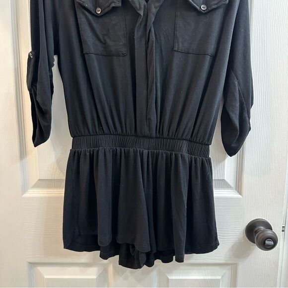 Revolve Malik Romper in Black Young, Fabulous & Broke size XS - Picture 3 of 11
